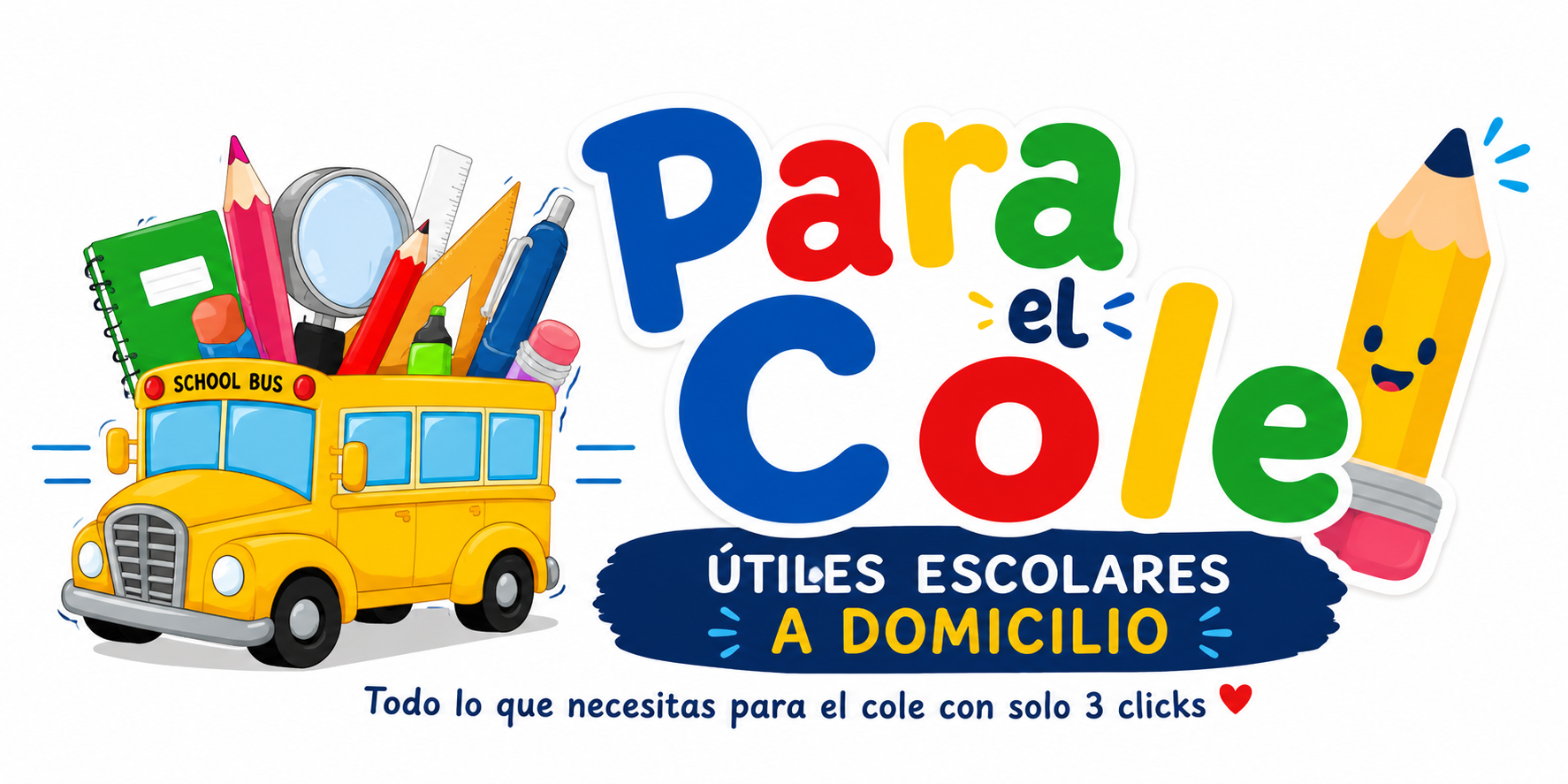 Para el Cole — Útiles escolares a domicilio